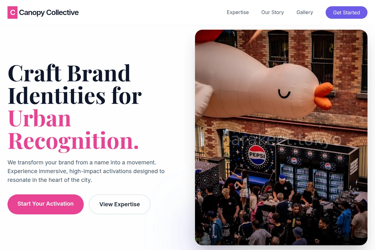 Aesthetic Brand Activation