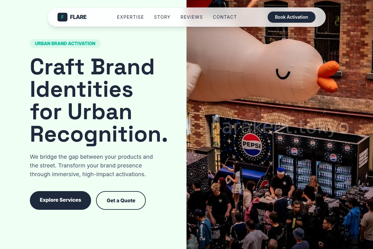 Flare Brand Activation