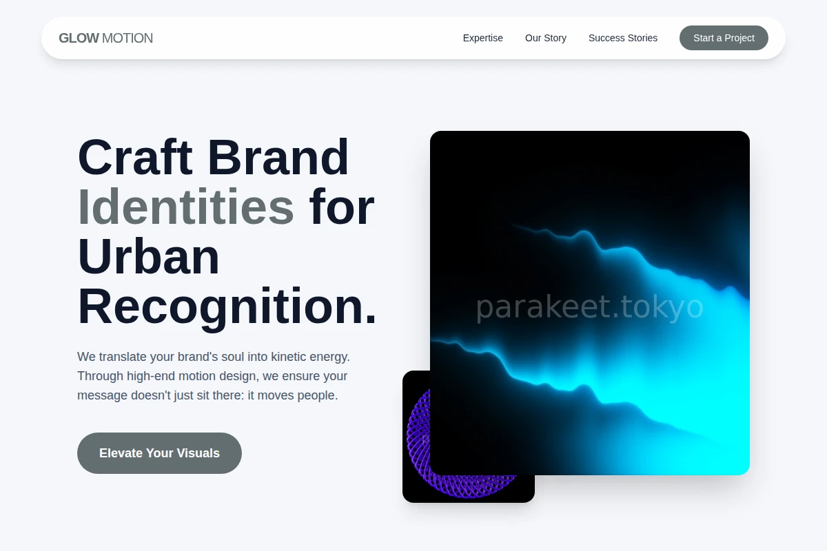 Glow Motion Graphics
