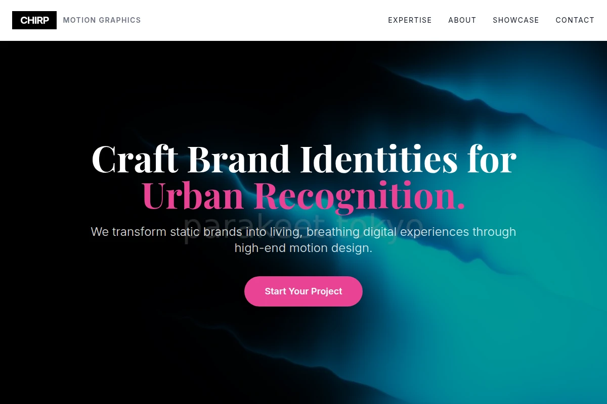 Chirp Motion Graphics