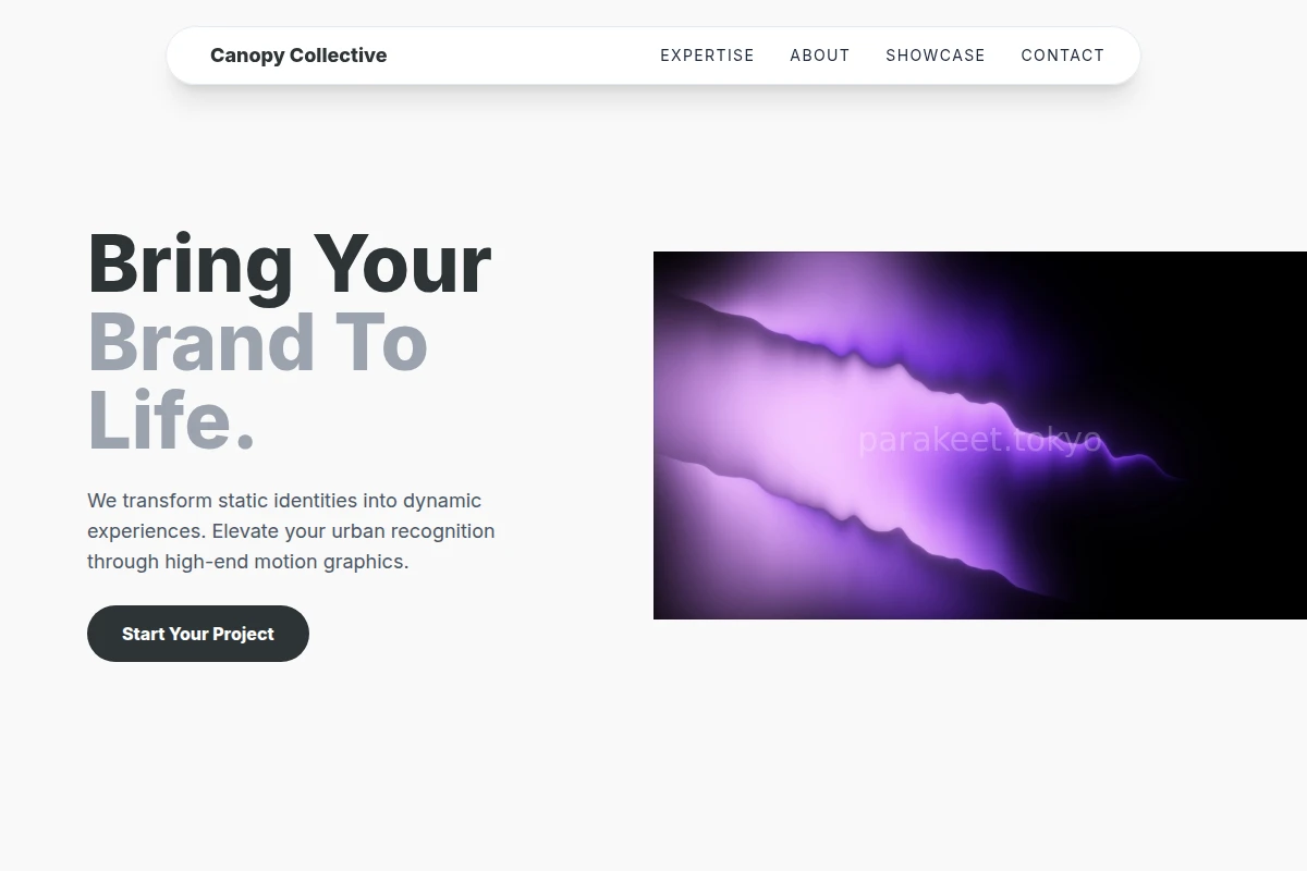 Canvas Motion Graphics