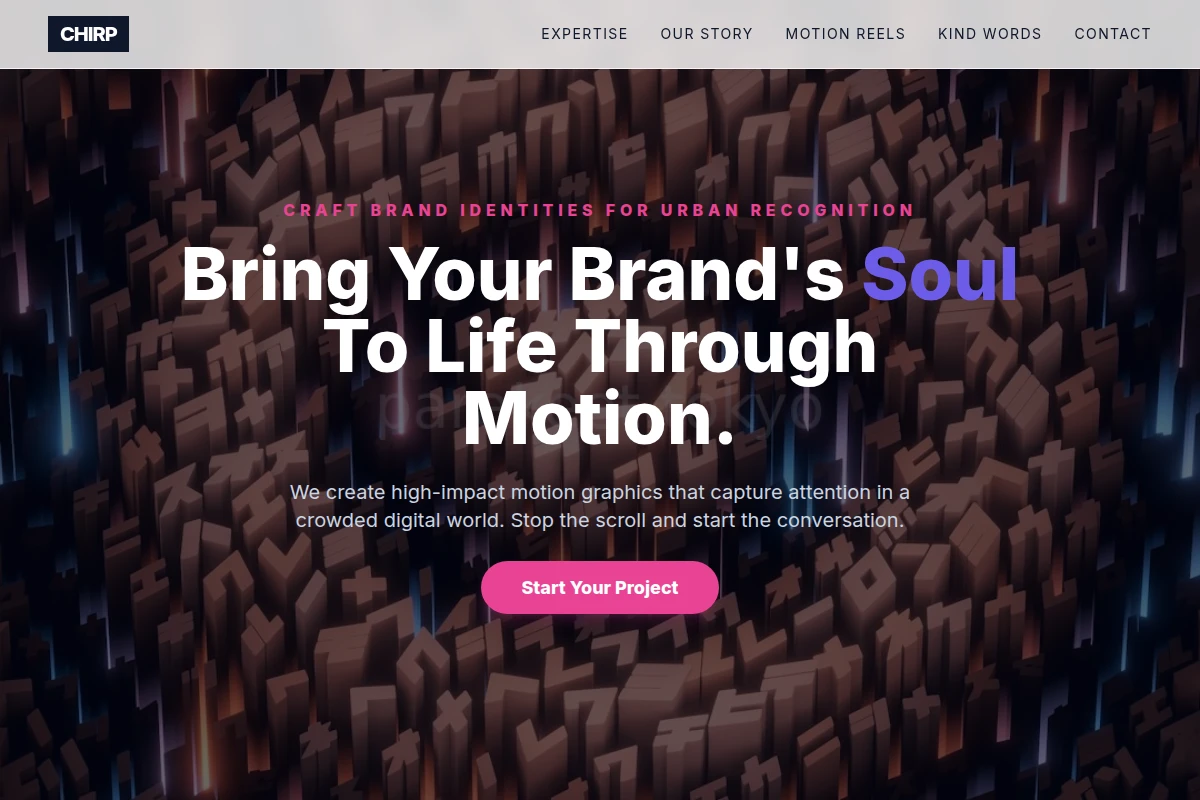 Chirp Motion Graphics