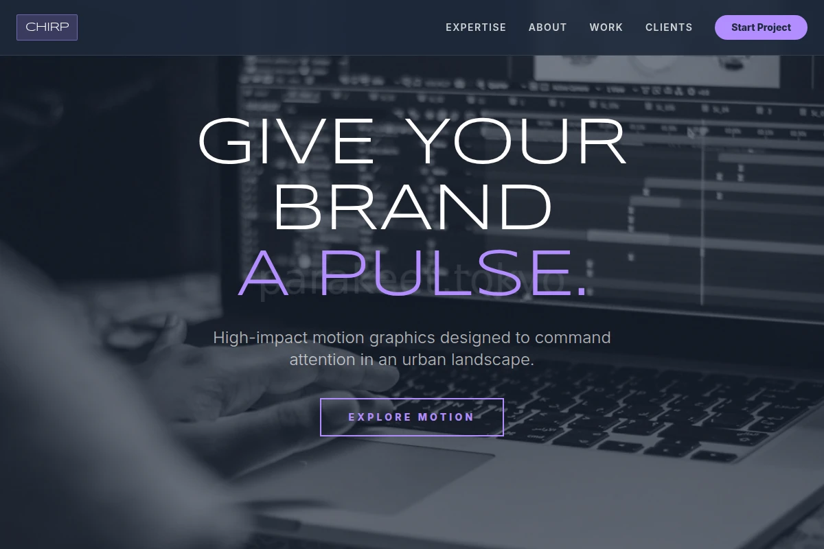 Chirp Motion Graphics